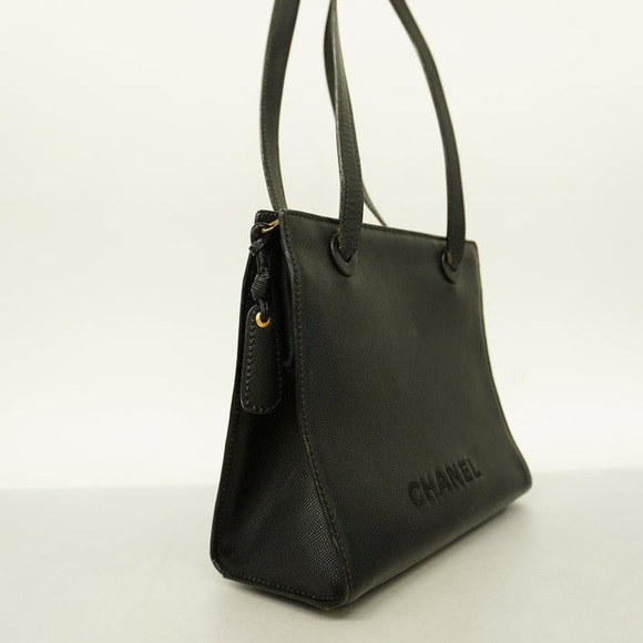 Rare Chanel Vintage Caviar Shoulder Bag - Authentic Black Leather - Picture 8 of 16